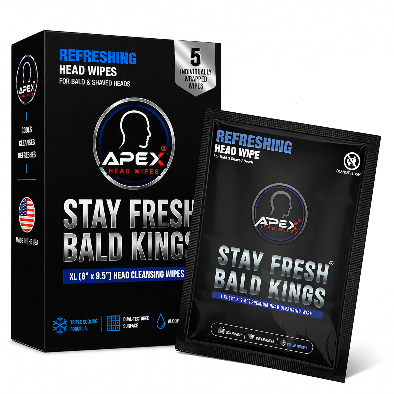 Apex Head Wipes