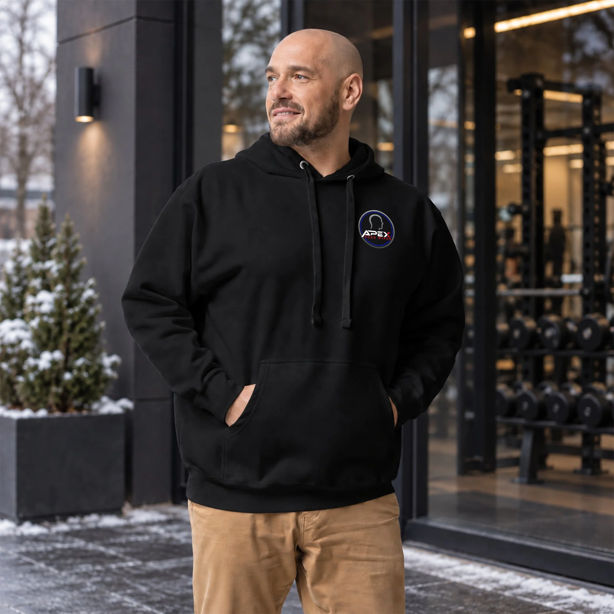 Apex Men's Premium Pullover Hoodie