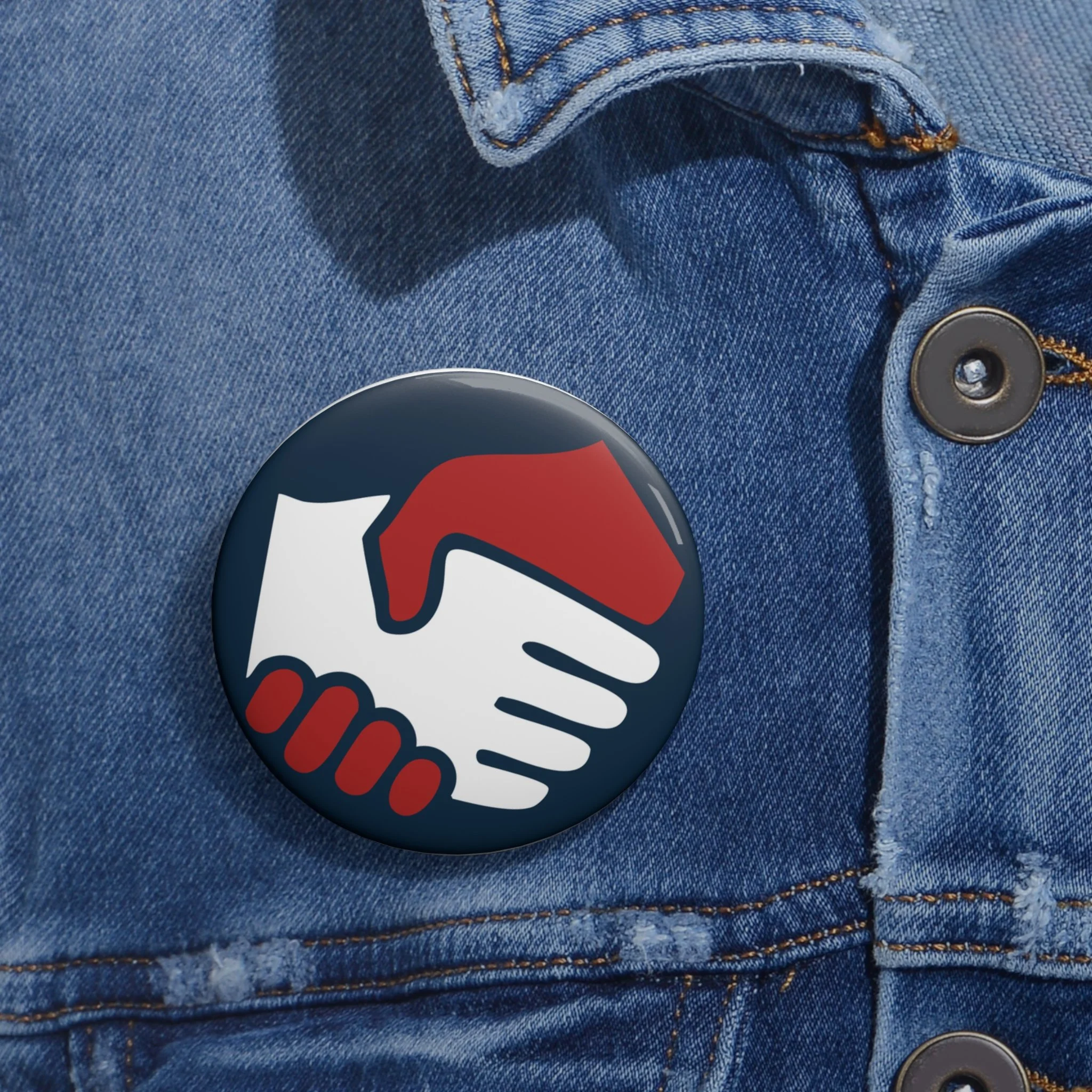 Centered America Pin