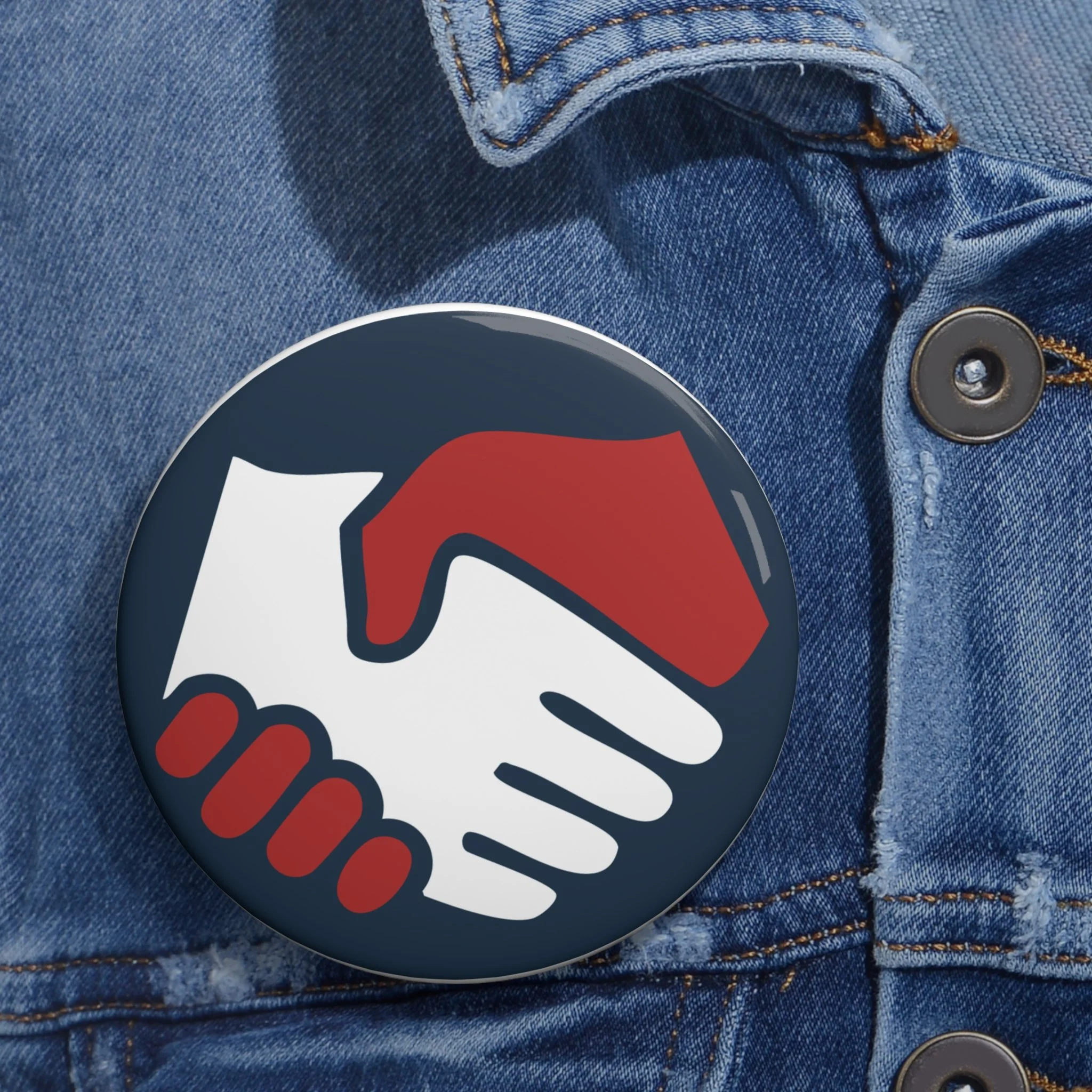 Centered America Pin