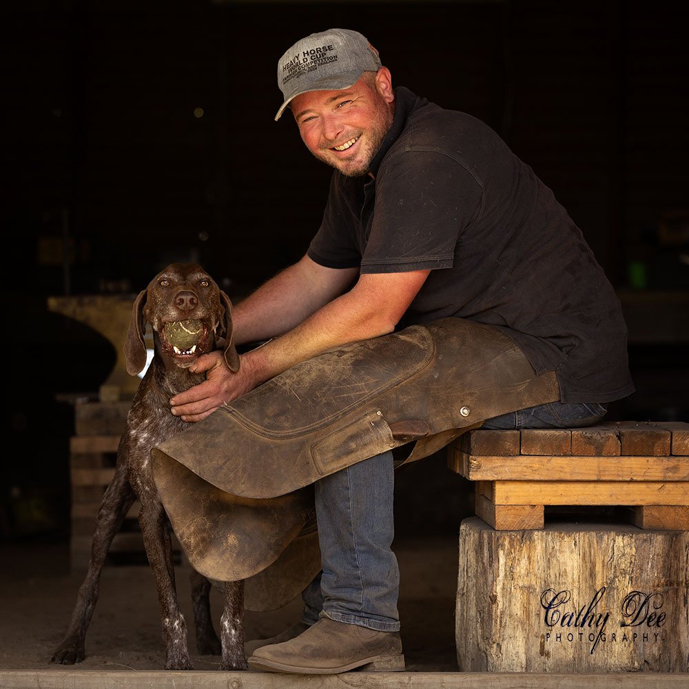man and his dog