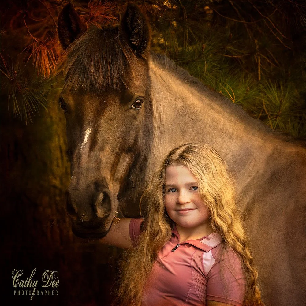 Girl and her pony