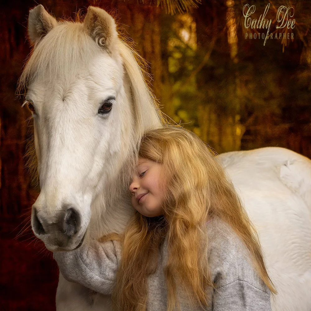 Girl and her pony