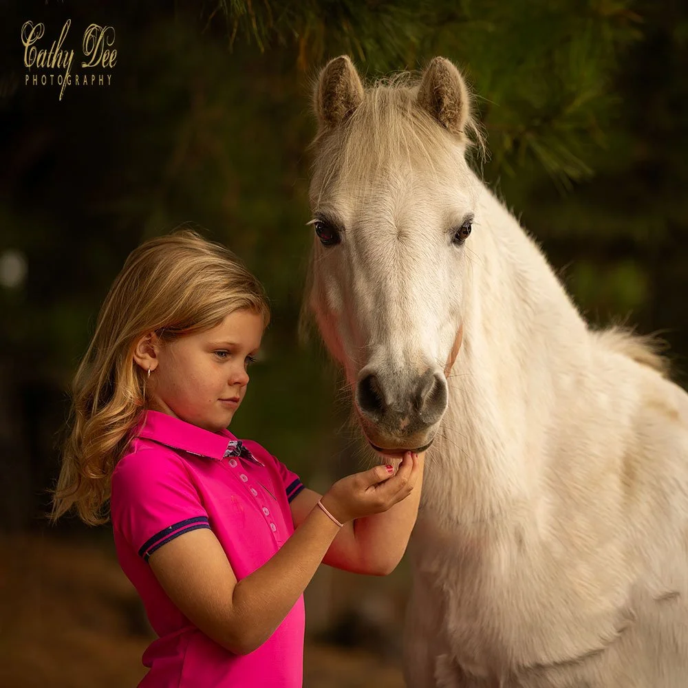 Girl and her pony