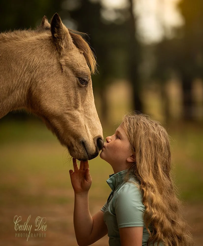 Girl and her pony