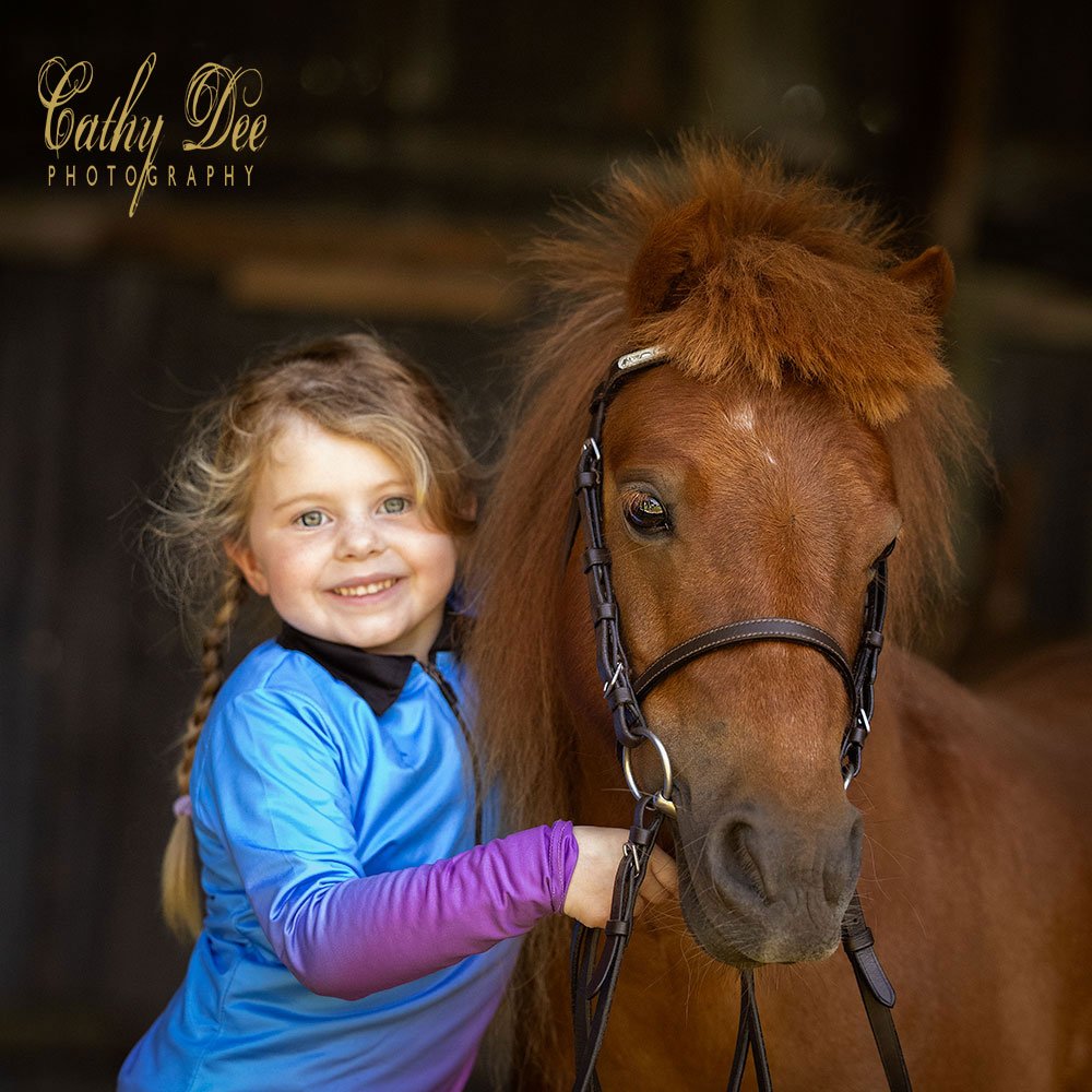 Girl and her pony