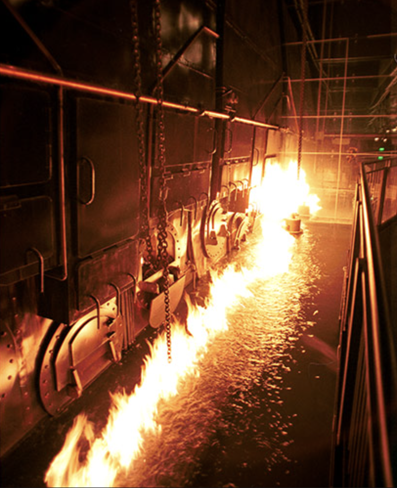 Thousands of gallons of water were used in the experience 