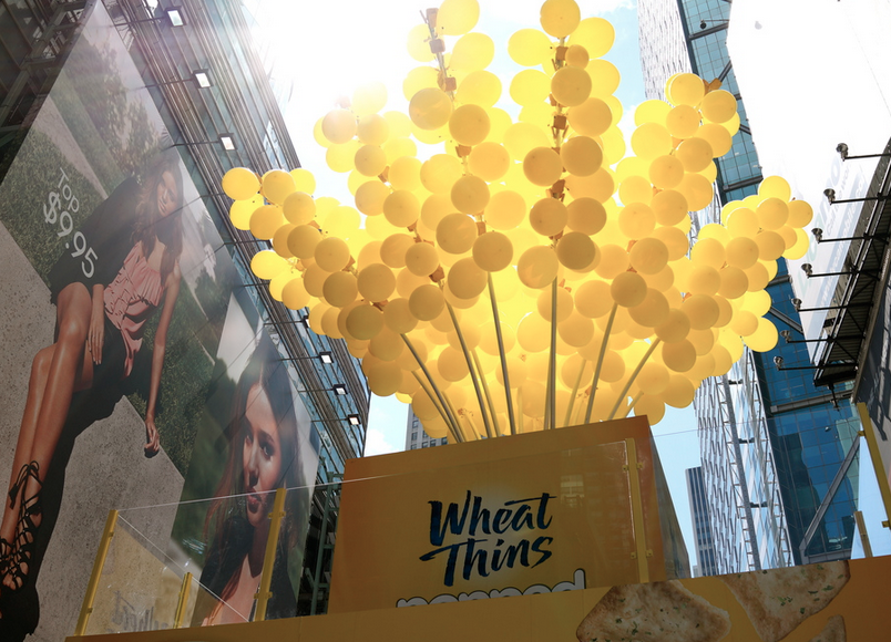 Tweets sent by phones popped balloons 