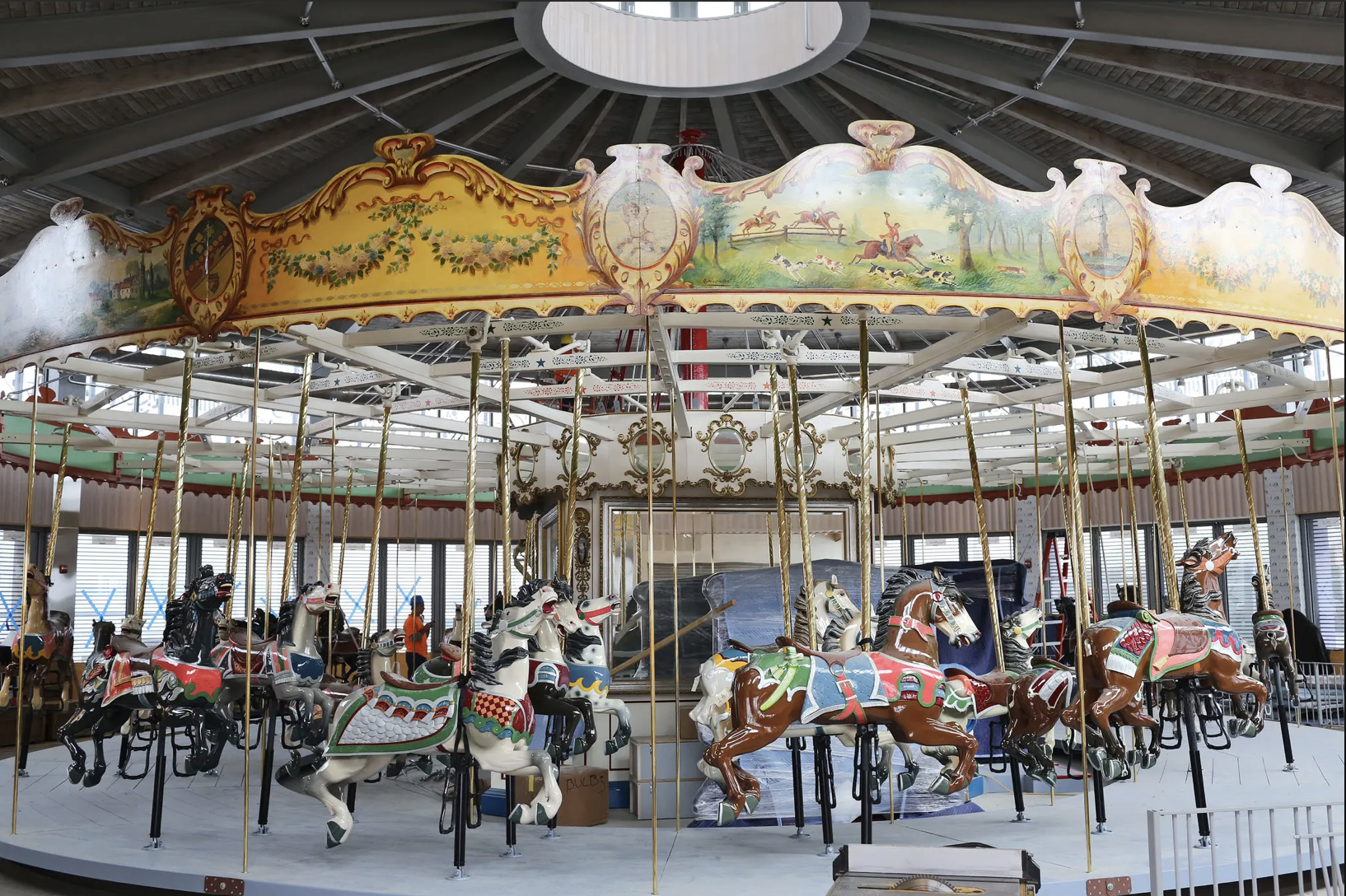 The BB Carousel was renovated between 2011-2013