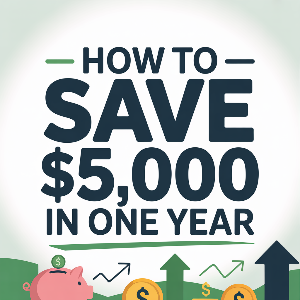 How to Save $5,000 in One Year (Even on a Low Income)
