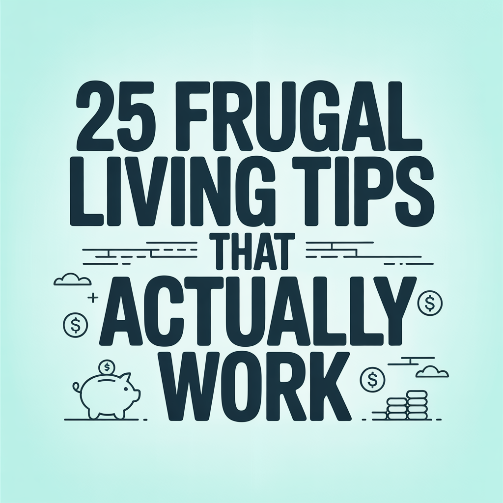 25 Frugal Living Tips That Actually Work