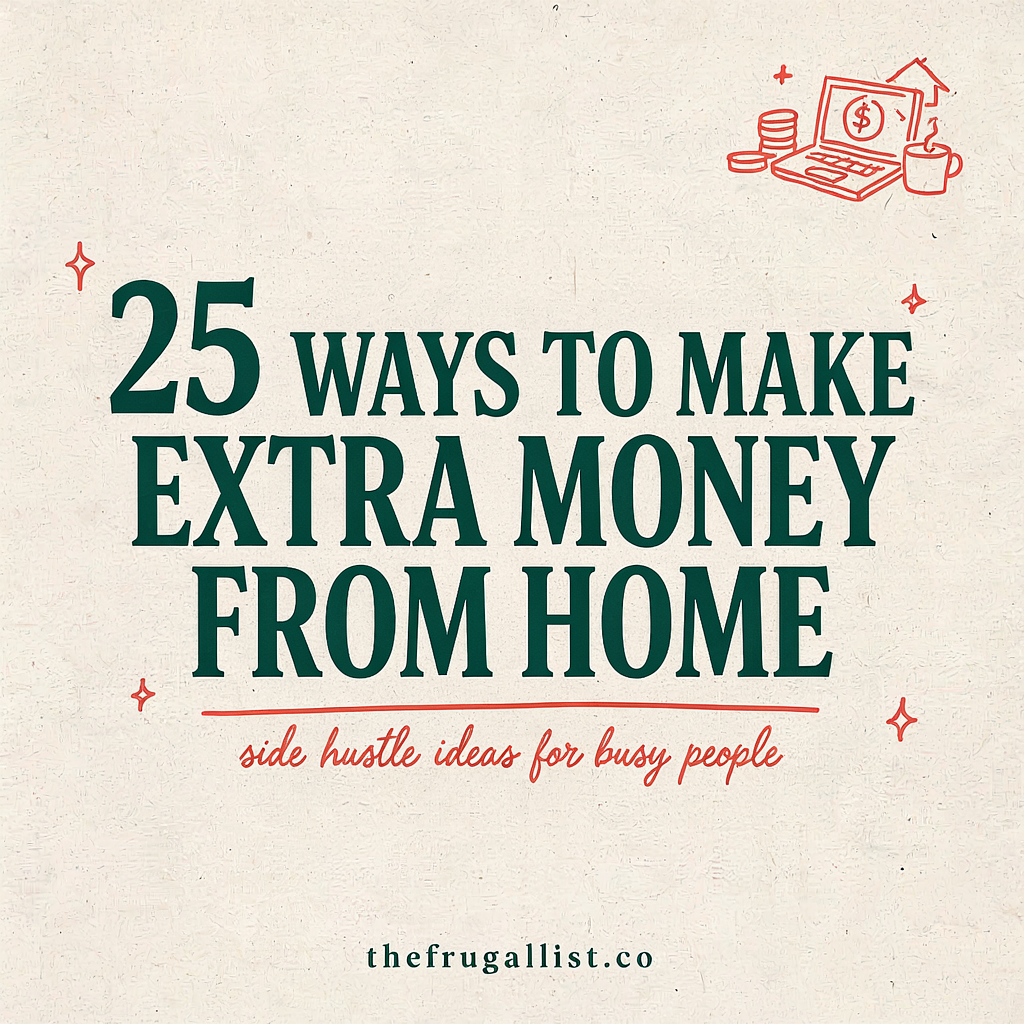 25 Ways to Make Extra Money From Home (Beginner-Friendly Ideas)