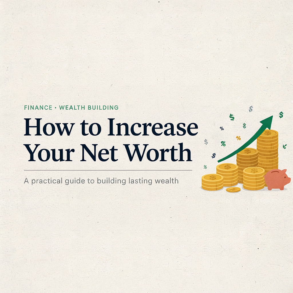 How to Increase Your Net Worth: A Step-by-Step Guide to Building Long-Term Wealth