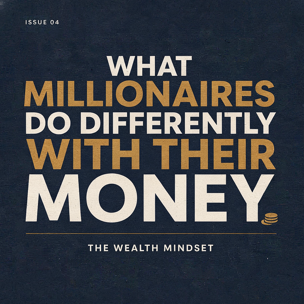 What Millionaires Do Differently With Their Money