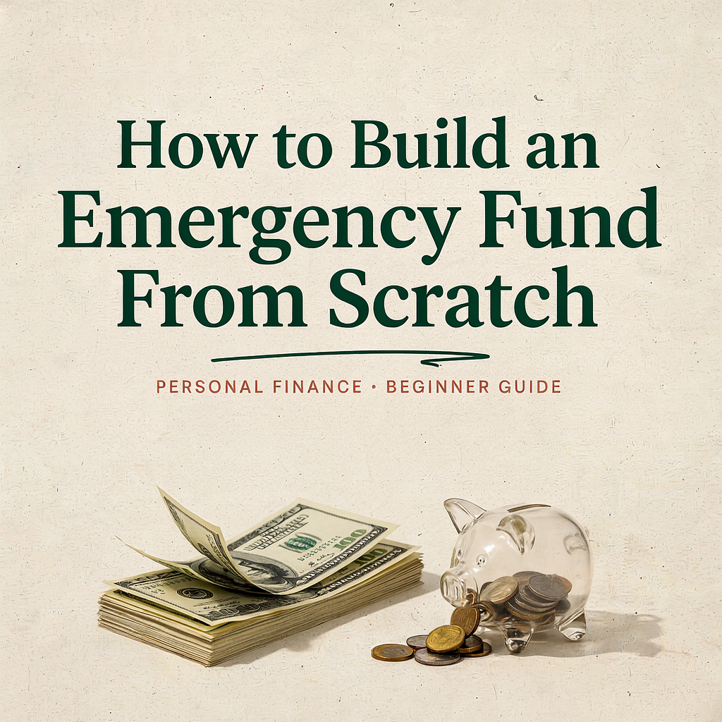 How to Build an Emergency Fund From Scratch