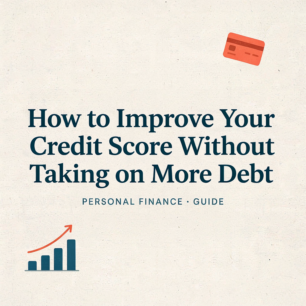 How to Improve Your Credit Score Without Taking on More Debt