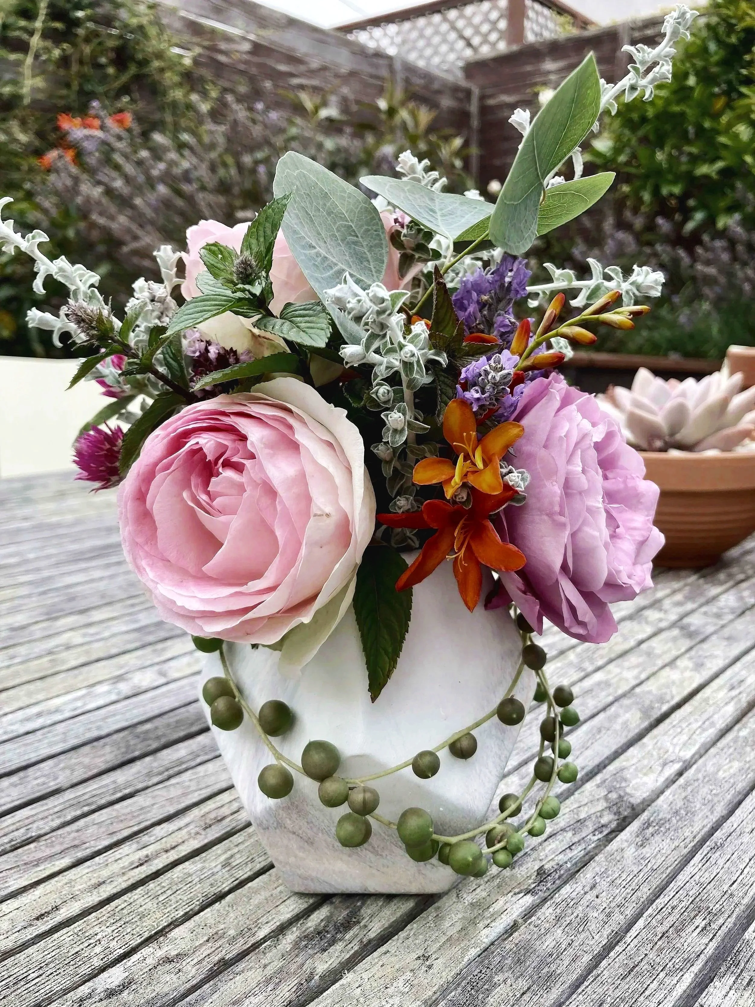 Outdoor wedding venue in Novato at Tea Bouquet Farmstead