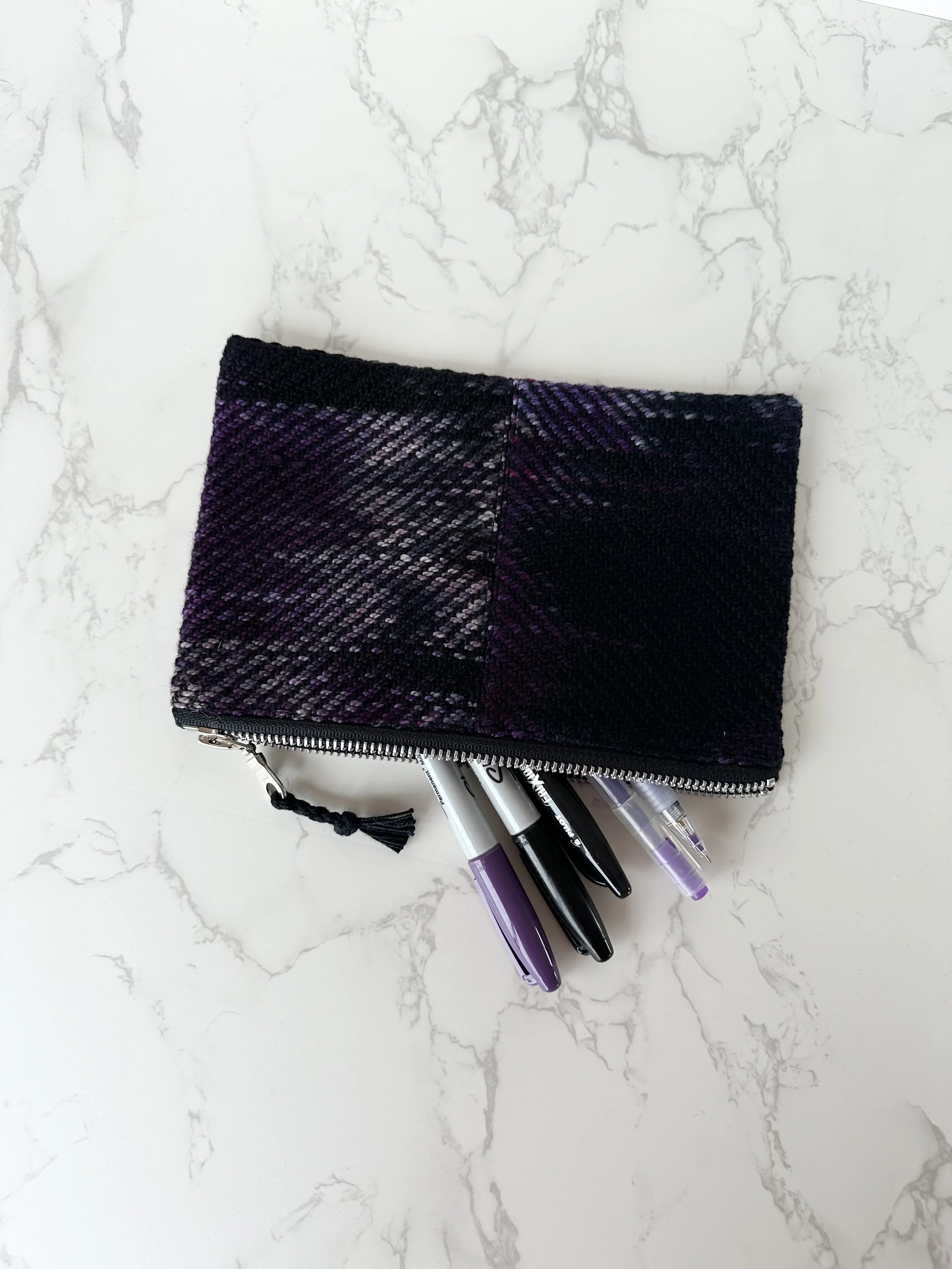 Mystic Midnight SMALL Patchwork Zippered Bag - No. 5/5