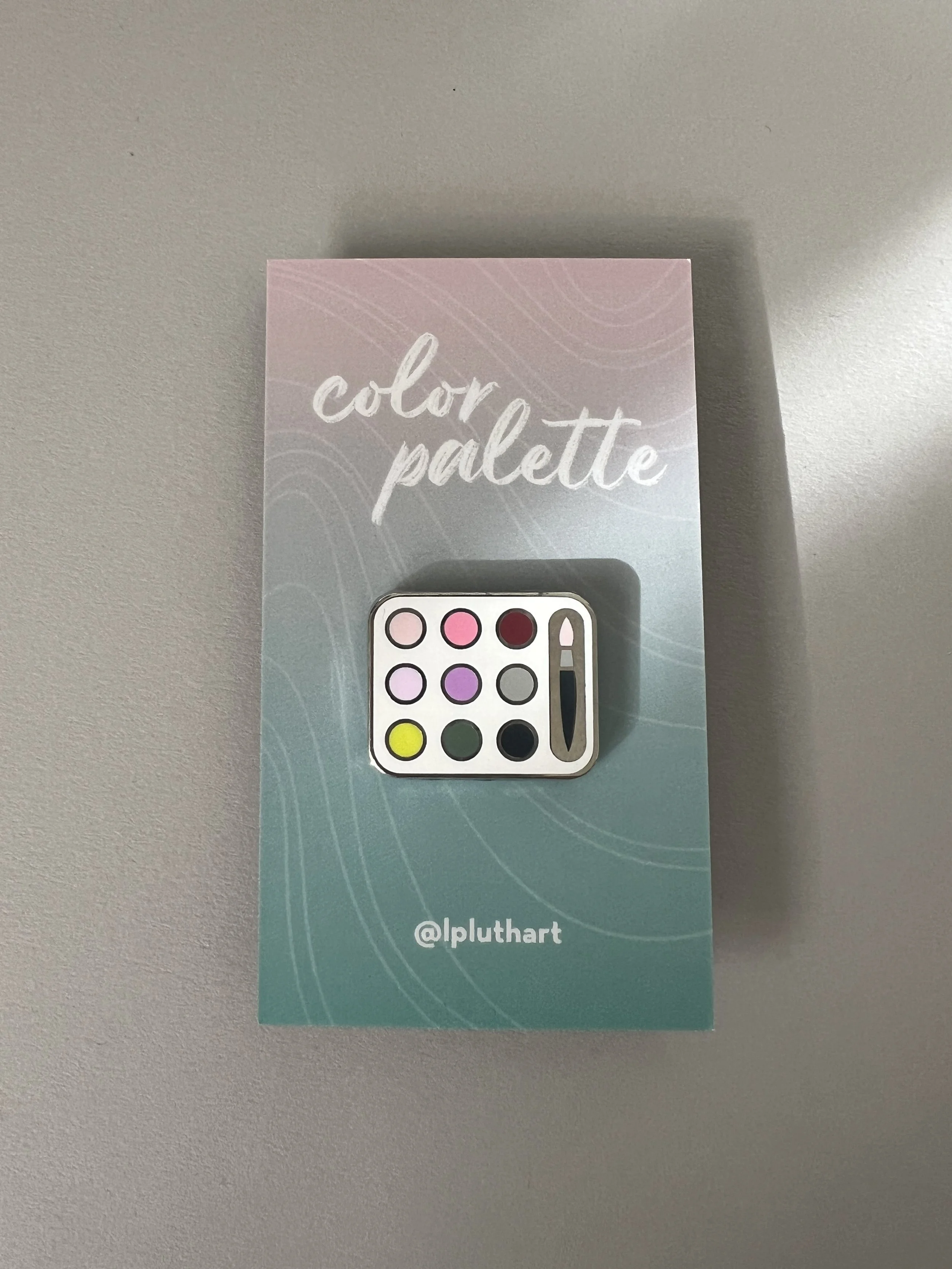 Paint Palette Enamel Pin