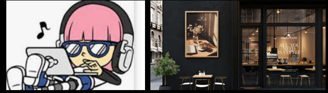 Creative lifestyle branding graphic representing modern copywriting, creative inspiration, digital storytelling, and content creation services for businesses and entrepreneurs.