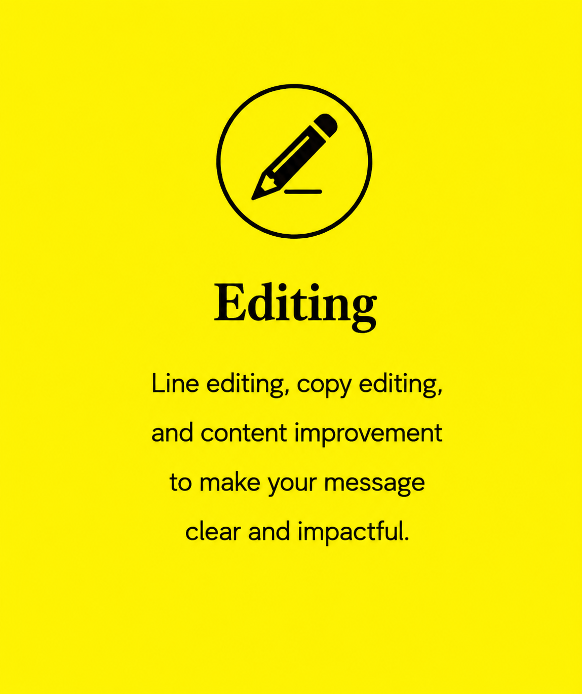 ✏️ Editing