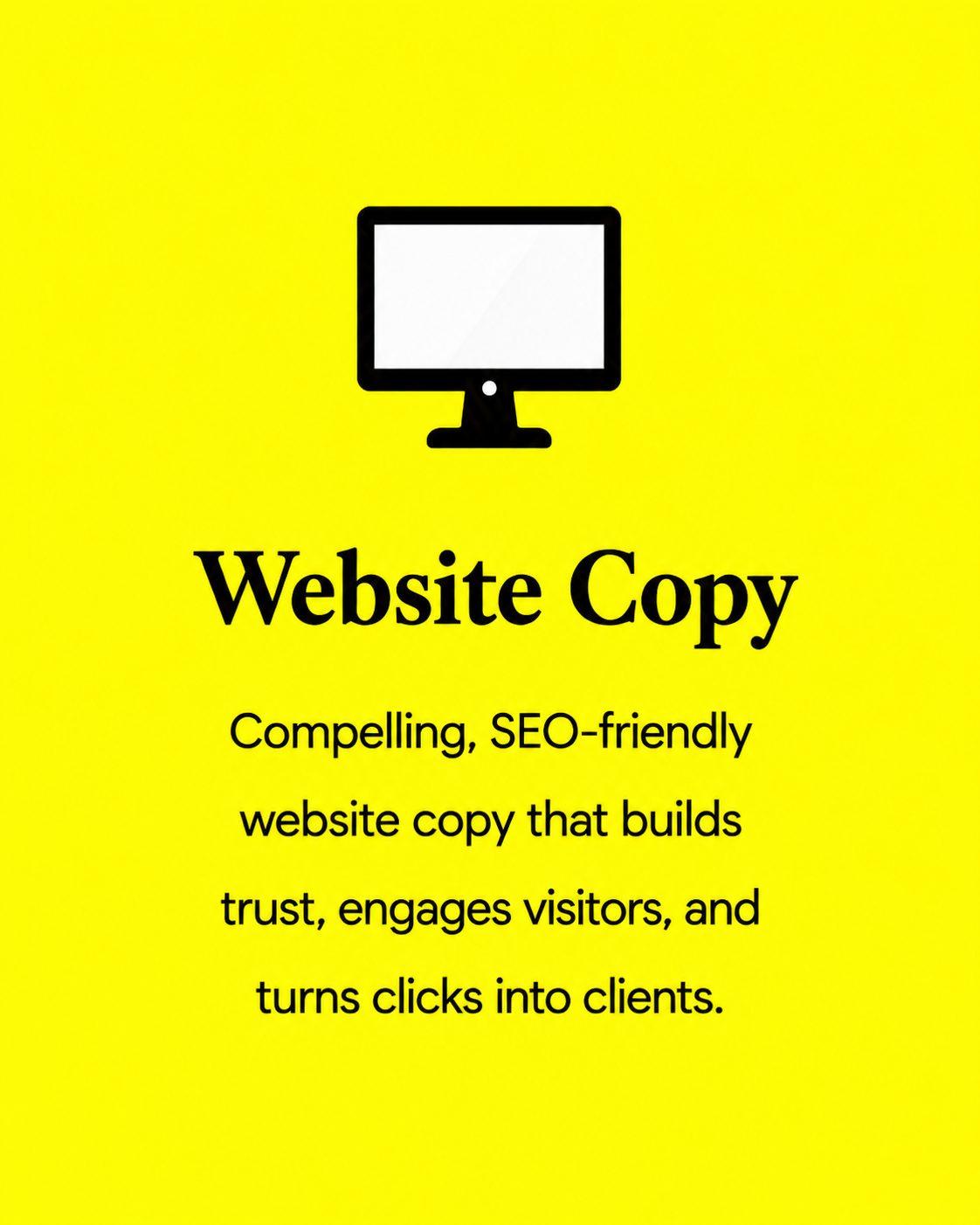 🖥️ Website Copy