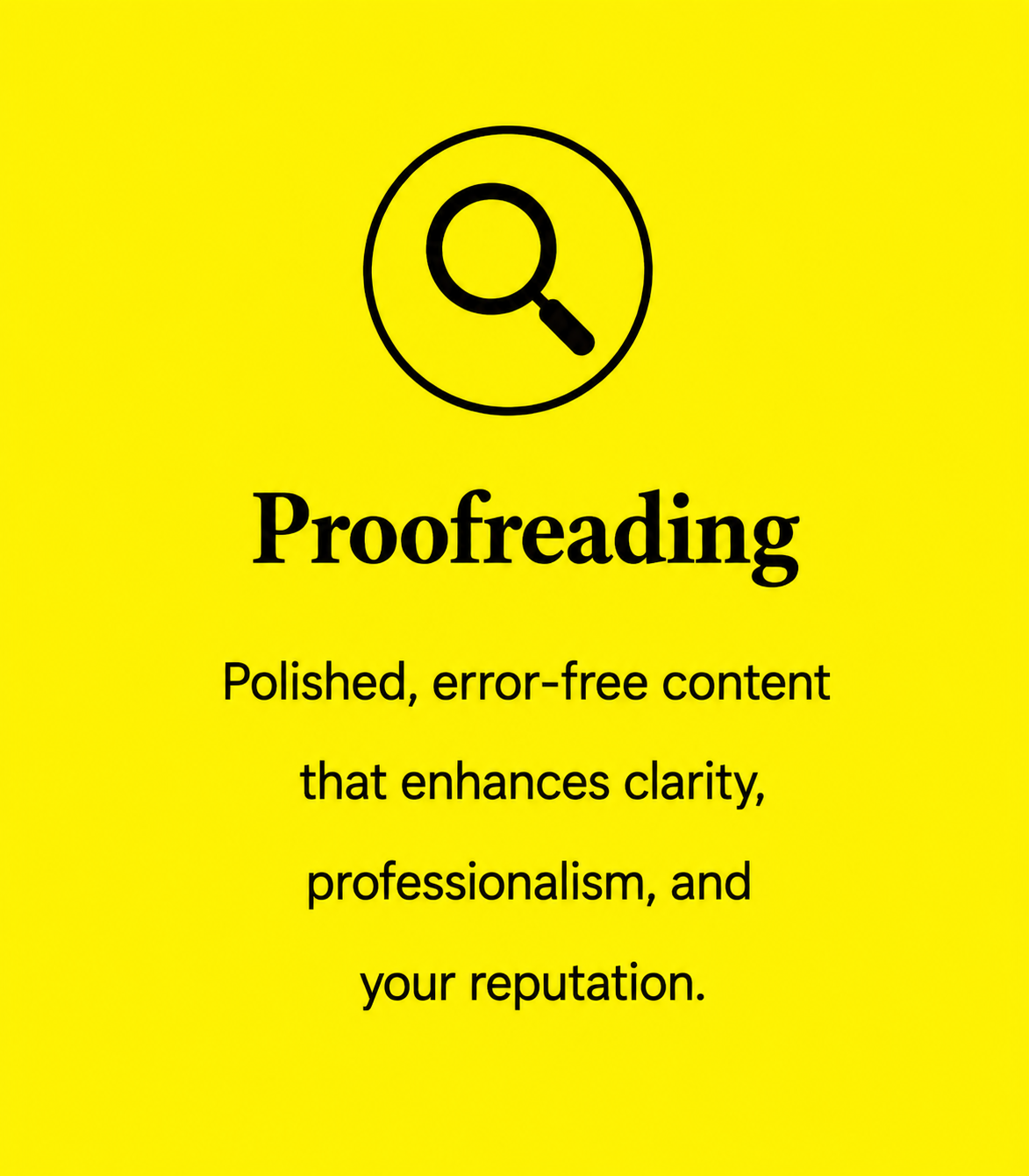 🔎 Proofreading