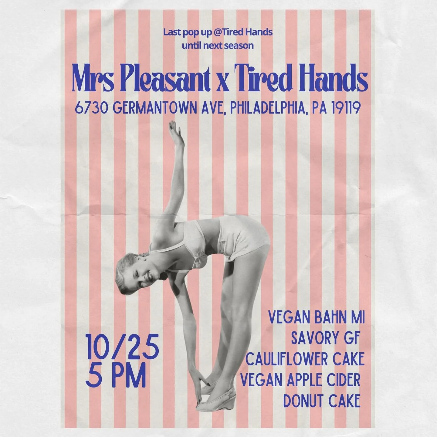 Join me at Tired Hands on Saturday 10/24 before they close up for the season. I’ll be there starting at 5 pm. #plantbased #plantforward #personalchef #catering #fallinphiladelphia #tiredhandsbrewery #mtairy