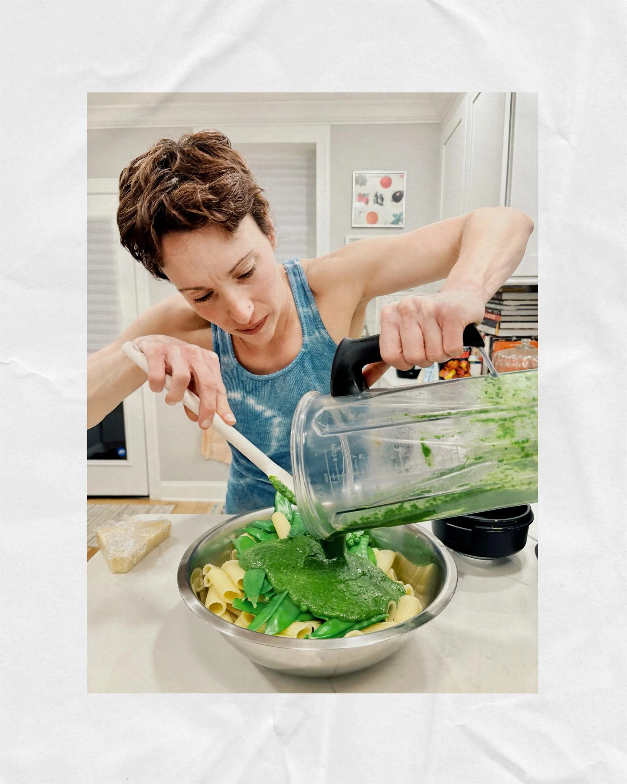 Friday night dinner - Super Green Pasta