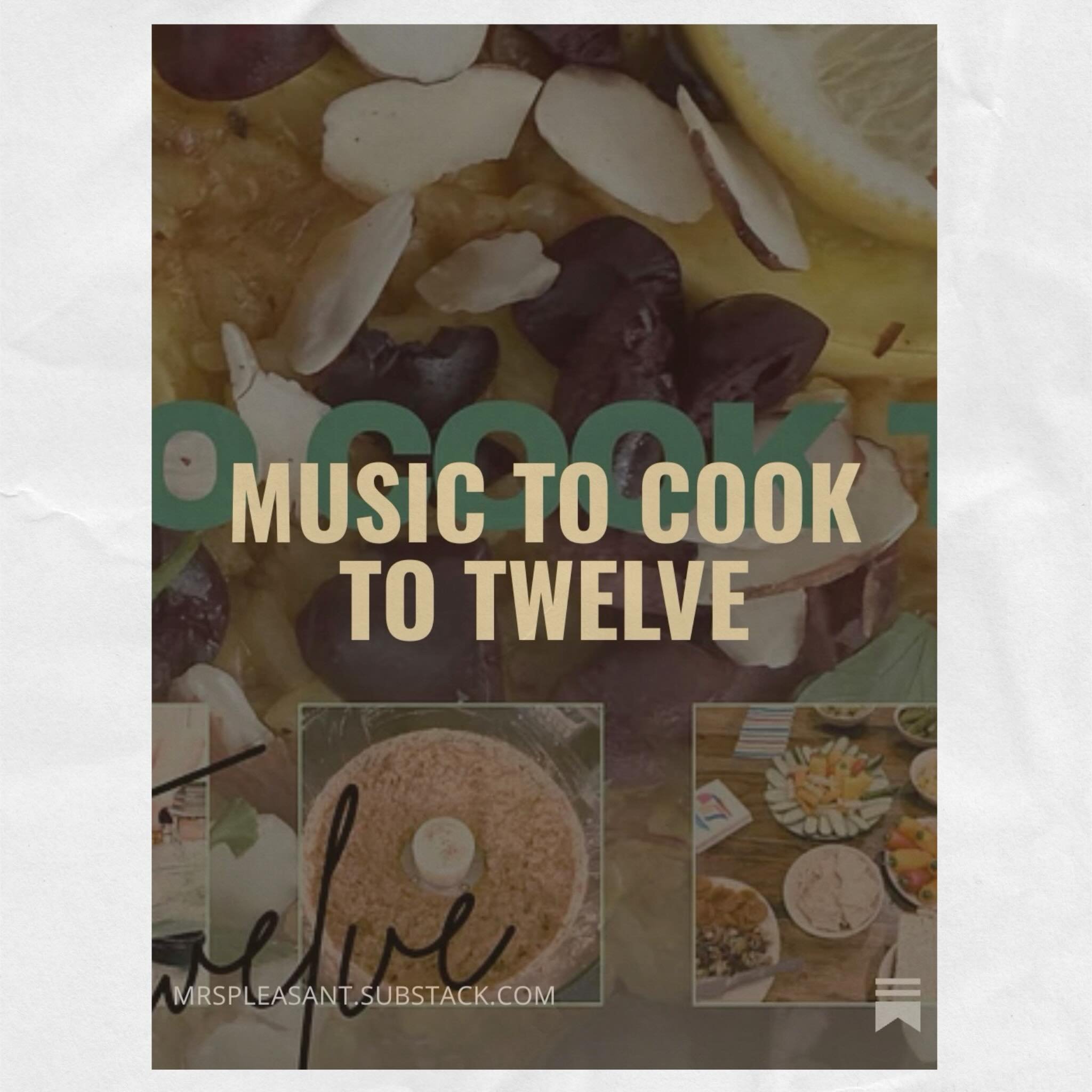 Happy June. Enjoy your latest cooking soundtrack. Everything is better with music. Link in bio.