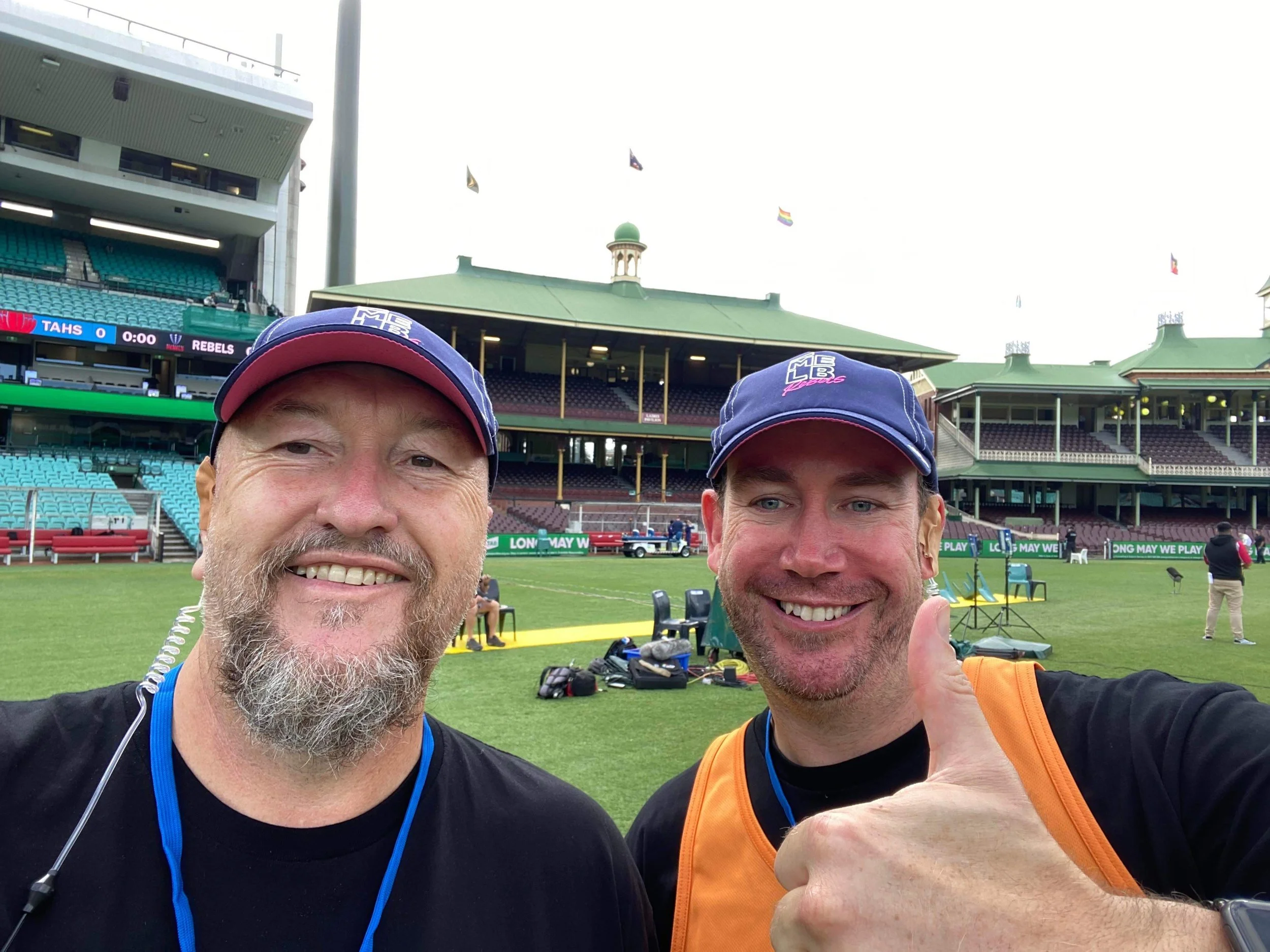 Flinn Shiel, APA Sport & Exercise Physiotherapist, working in elite sport (rugby union) at SCG in Sydney.