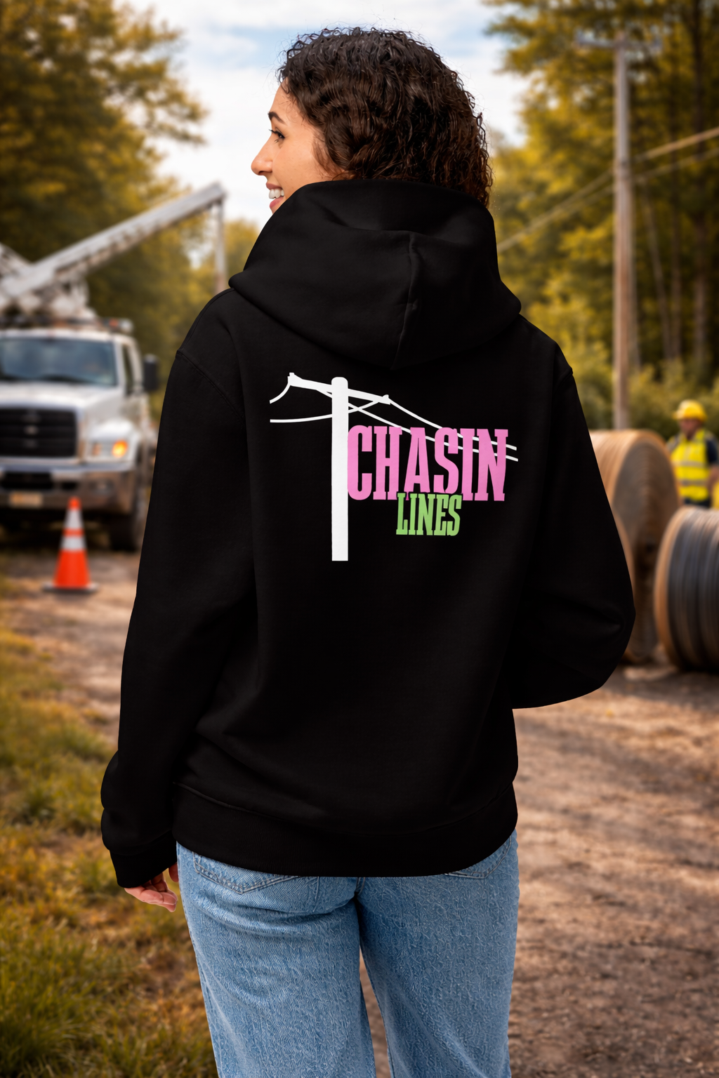 Chasin Lines Hoodie- Oversized