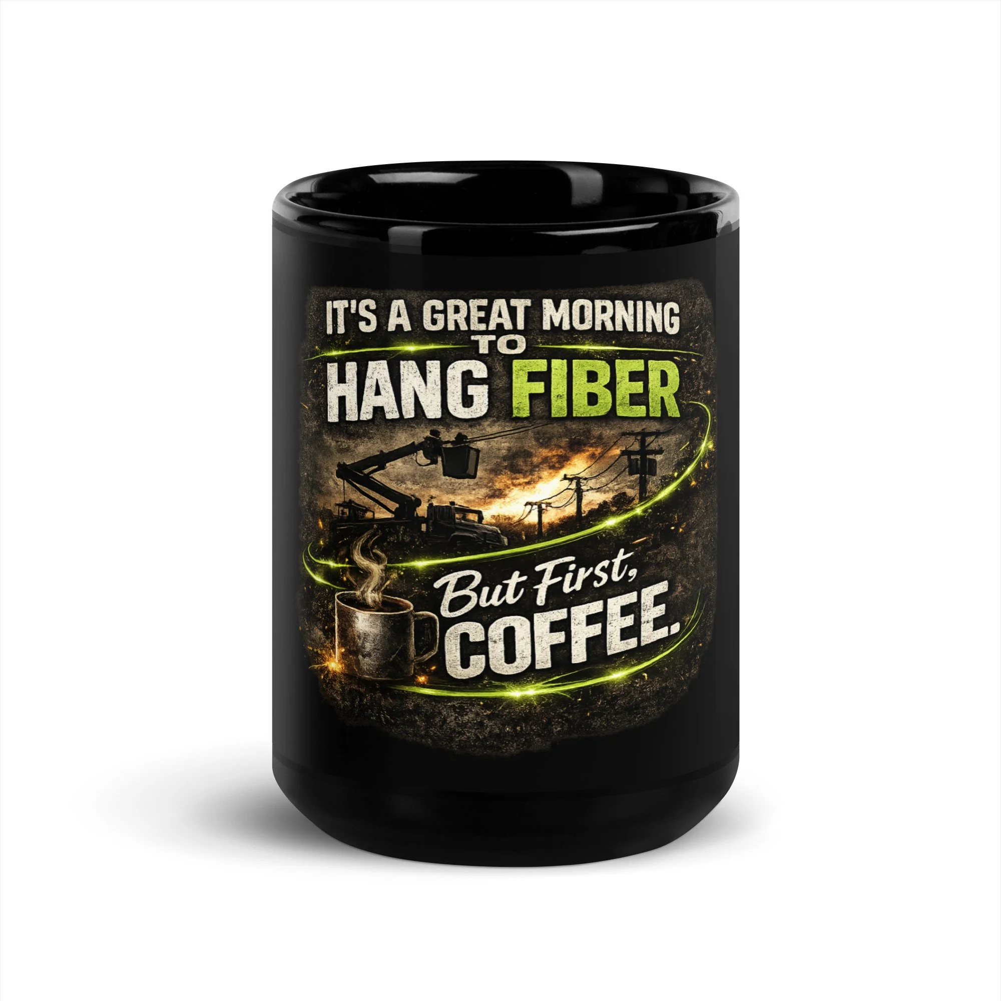 Great Morning to Hang Fiber Mug