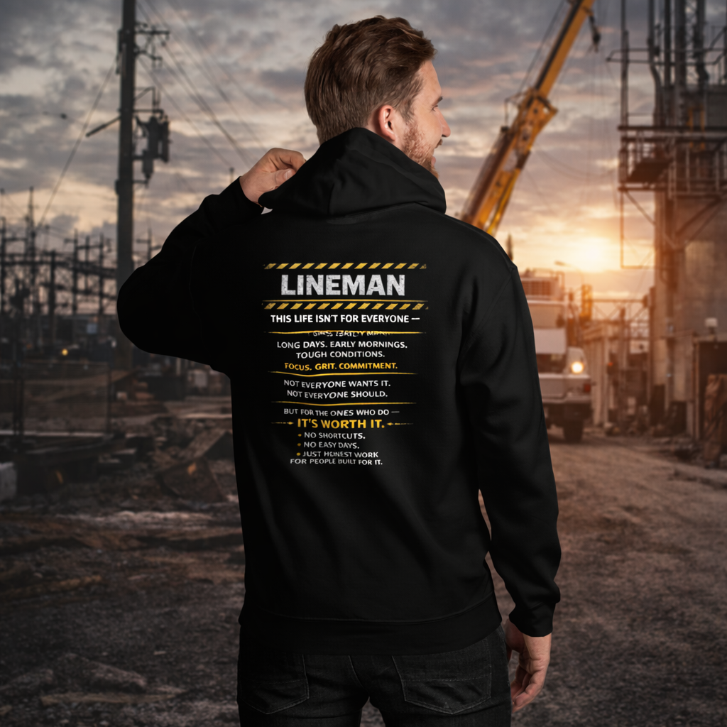 Lineman Hoodie – Blue Collar Apparel