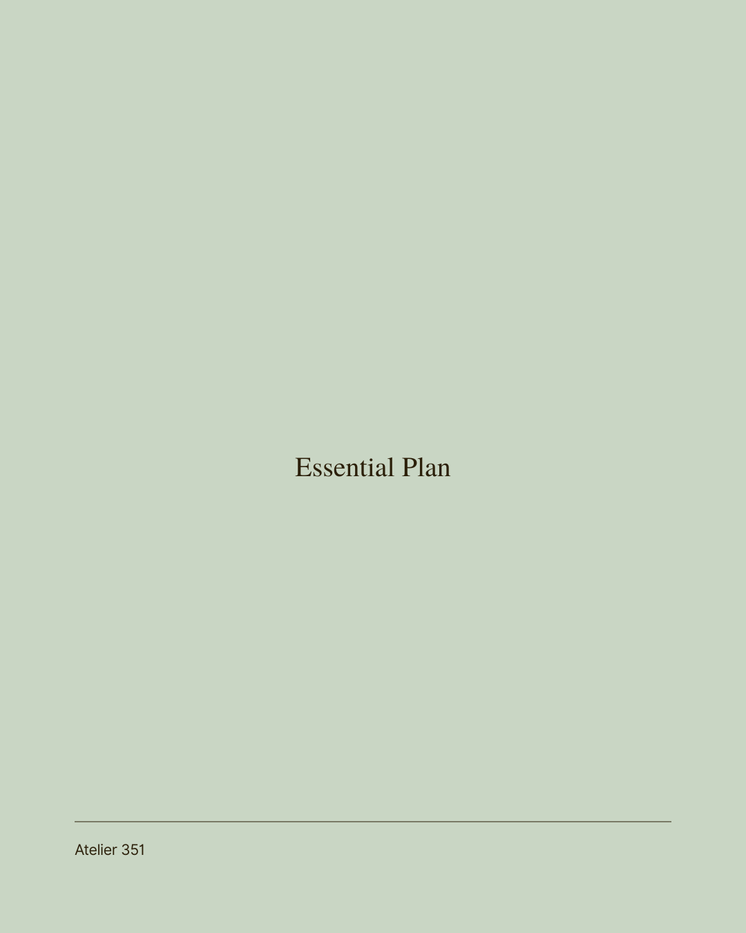 1. Essentials Plan