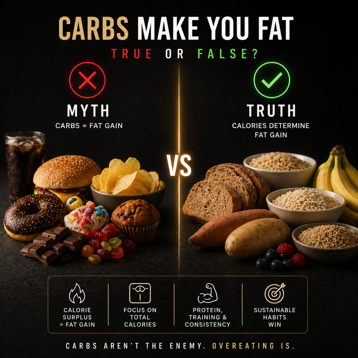 Carbs Make You Fat — True or False?