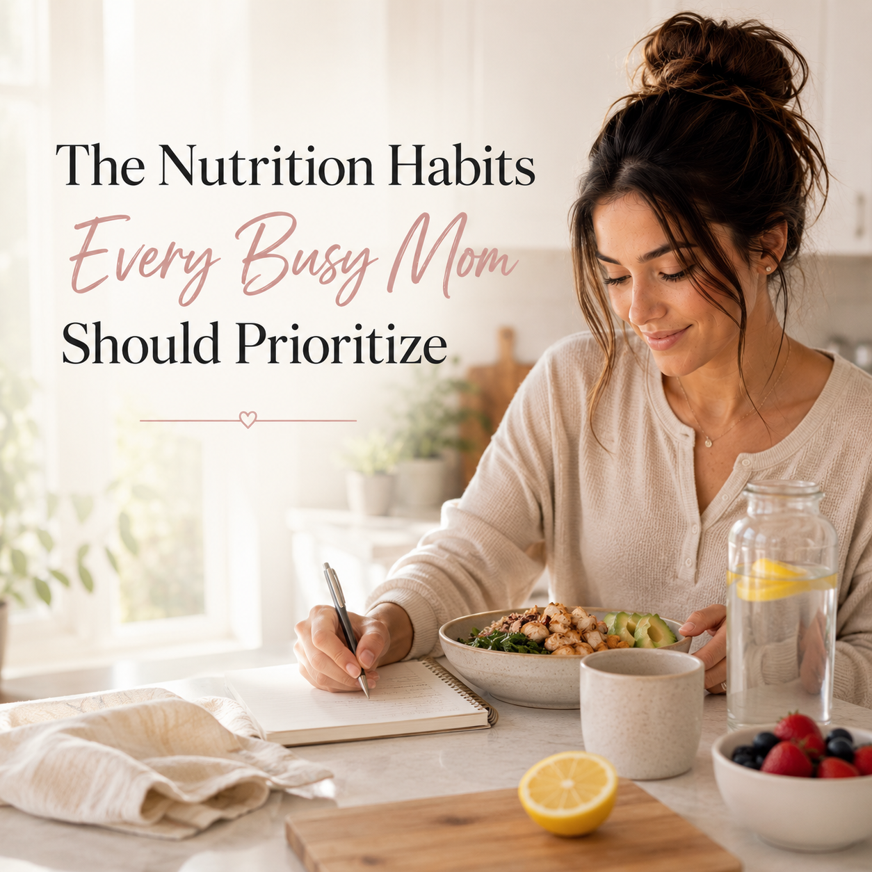The Nutrition Habits Every Busy Mom Should Prioritize