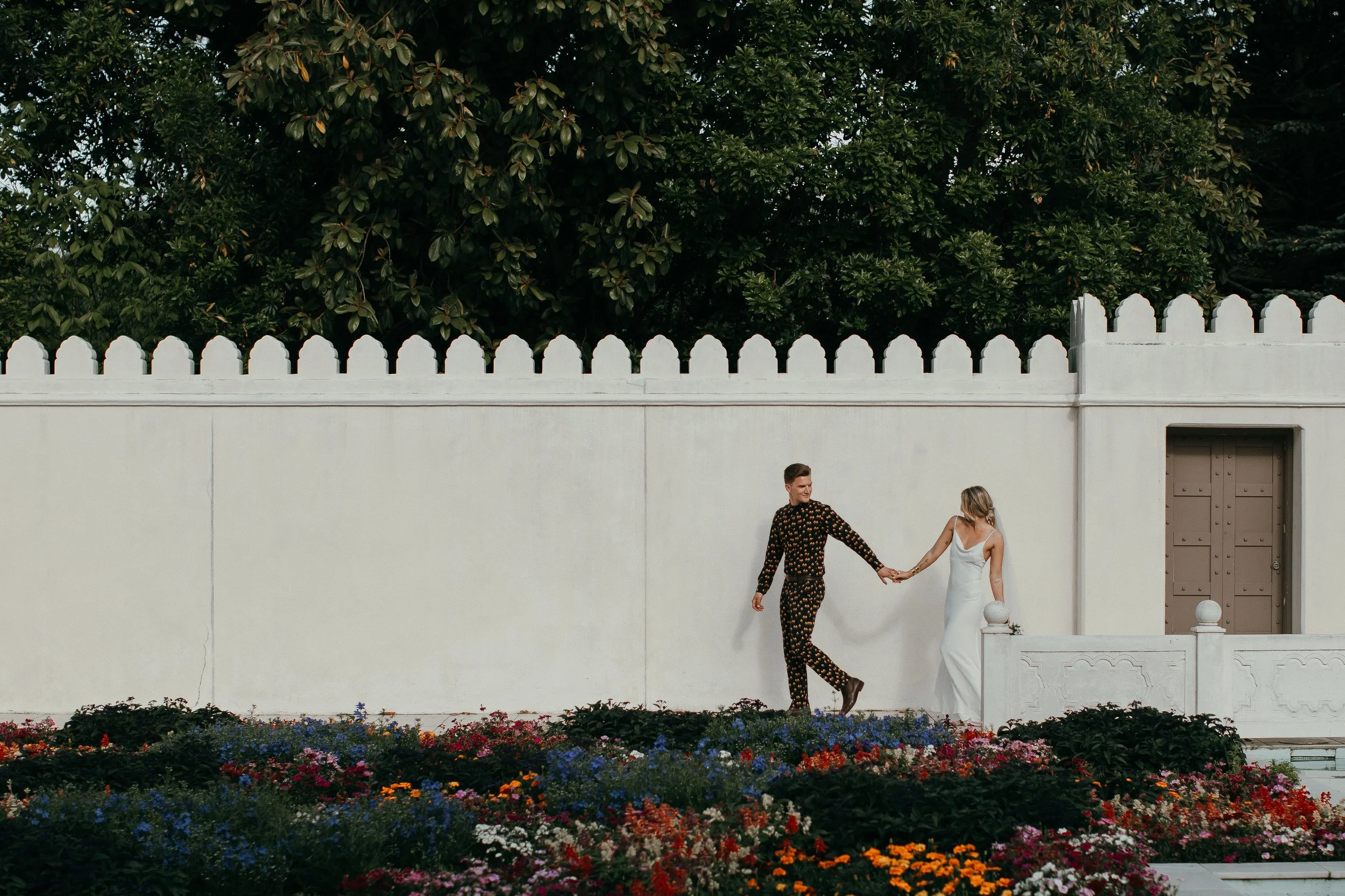 Abbylee and Vincent at the Hamilton Gardens