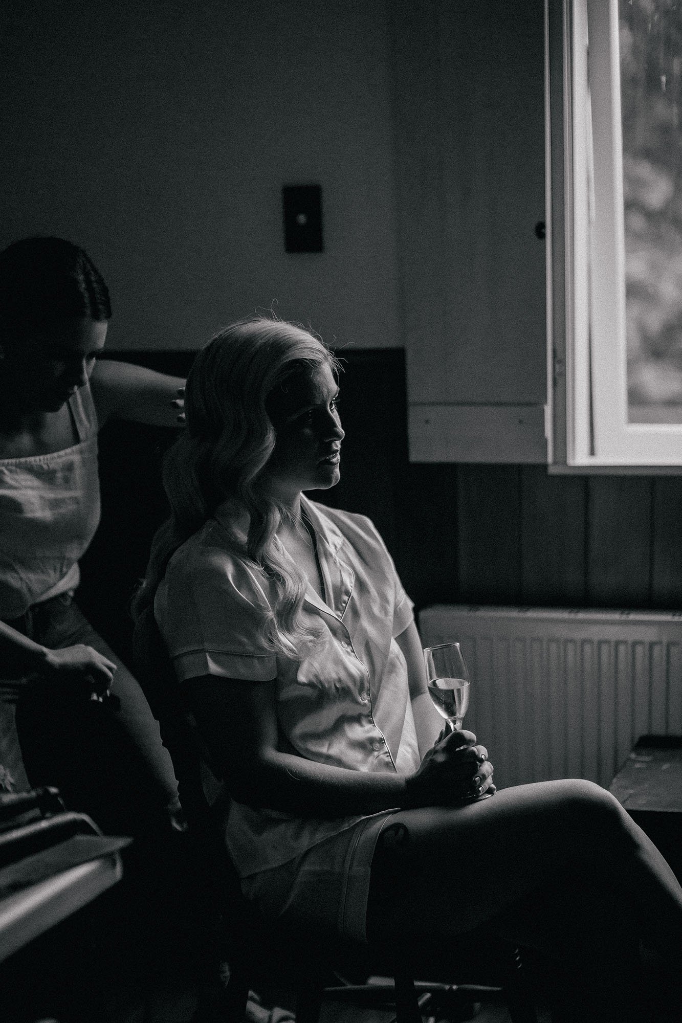 Brooke getting ready