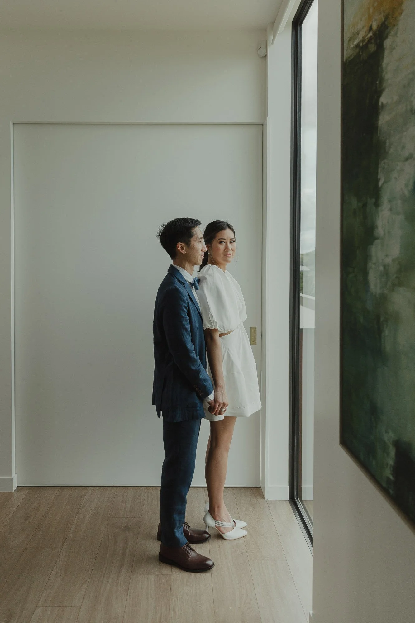 Stacey and Jeremy on Waiheke Island