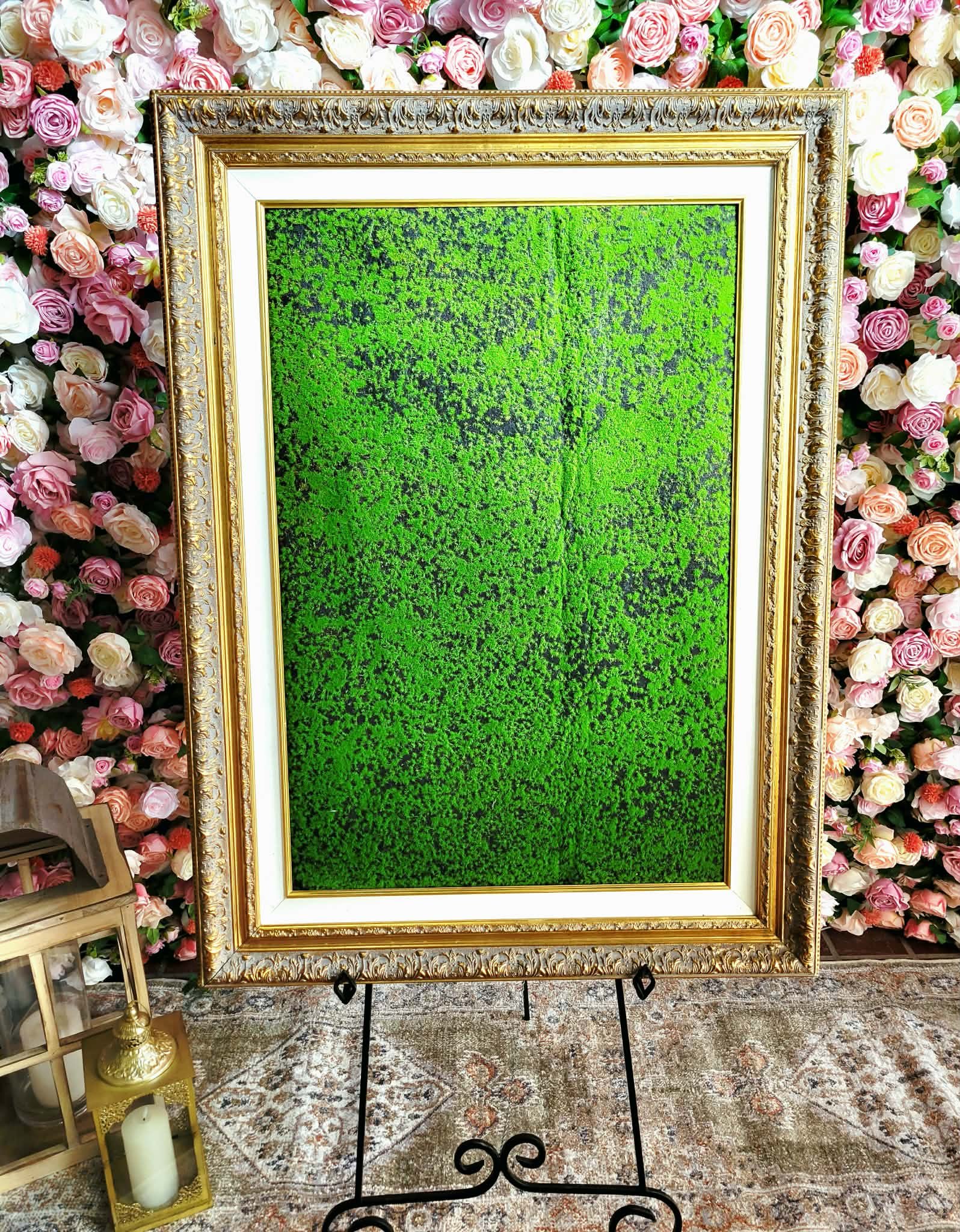 Large Moss Filled Frame Sign