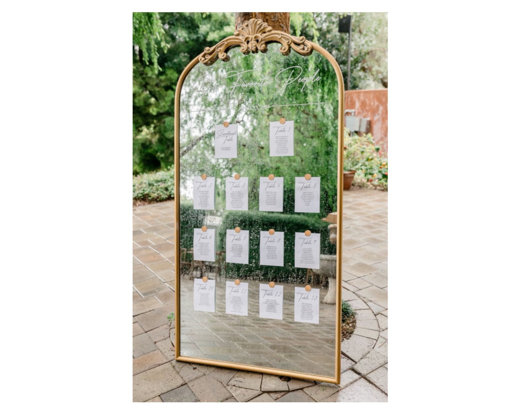 Gold Ornate Full Length Mirror