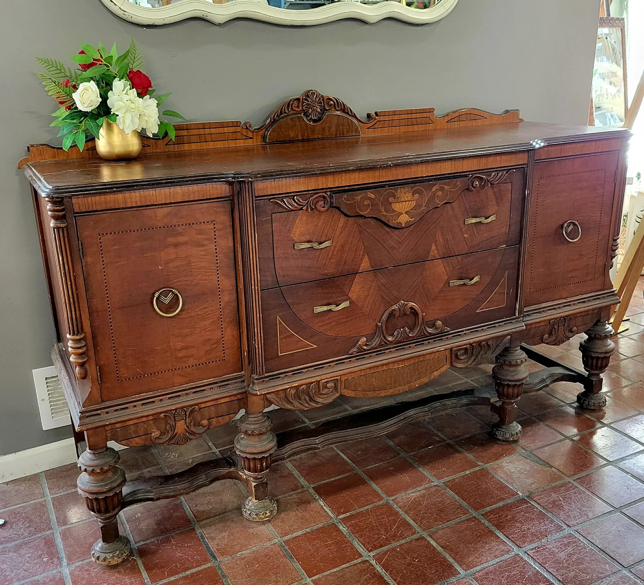 Wooden Buffet Dresser