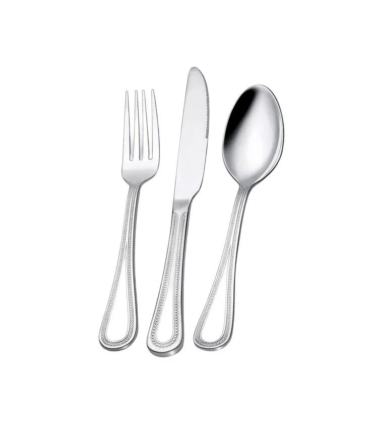 Classic Silverware - Set of 3 (Knife, Fork, Spoon)