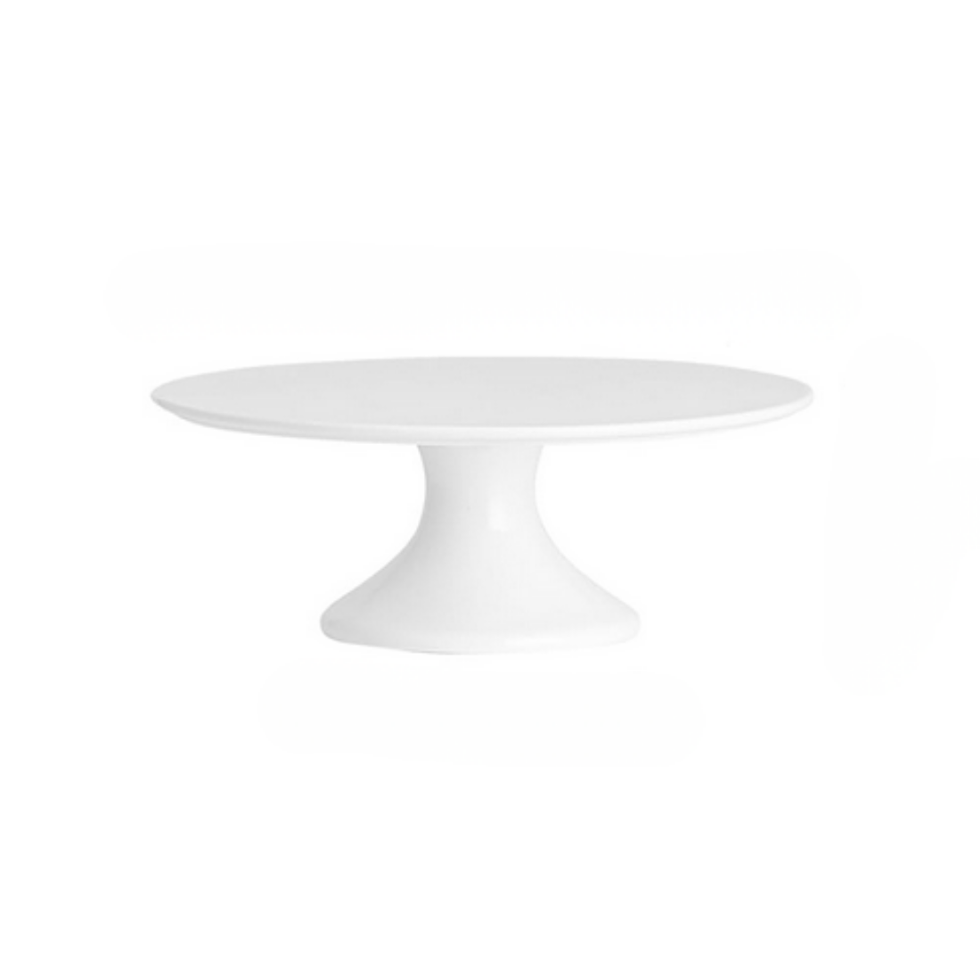 White Cake Stands Assorted