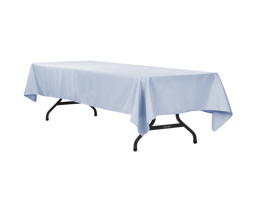 Rectangle Polyester Tablecloth - Dusty Blue