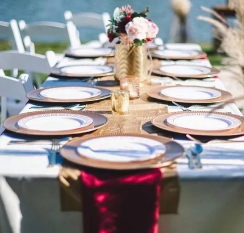 Wedding tableware rental