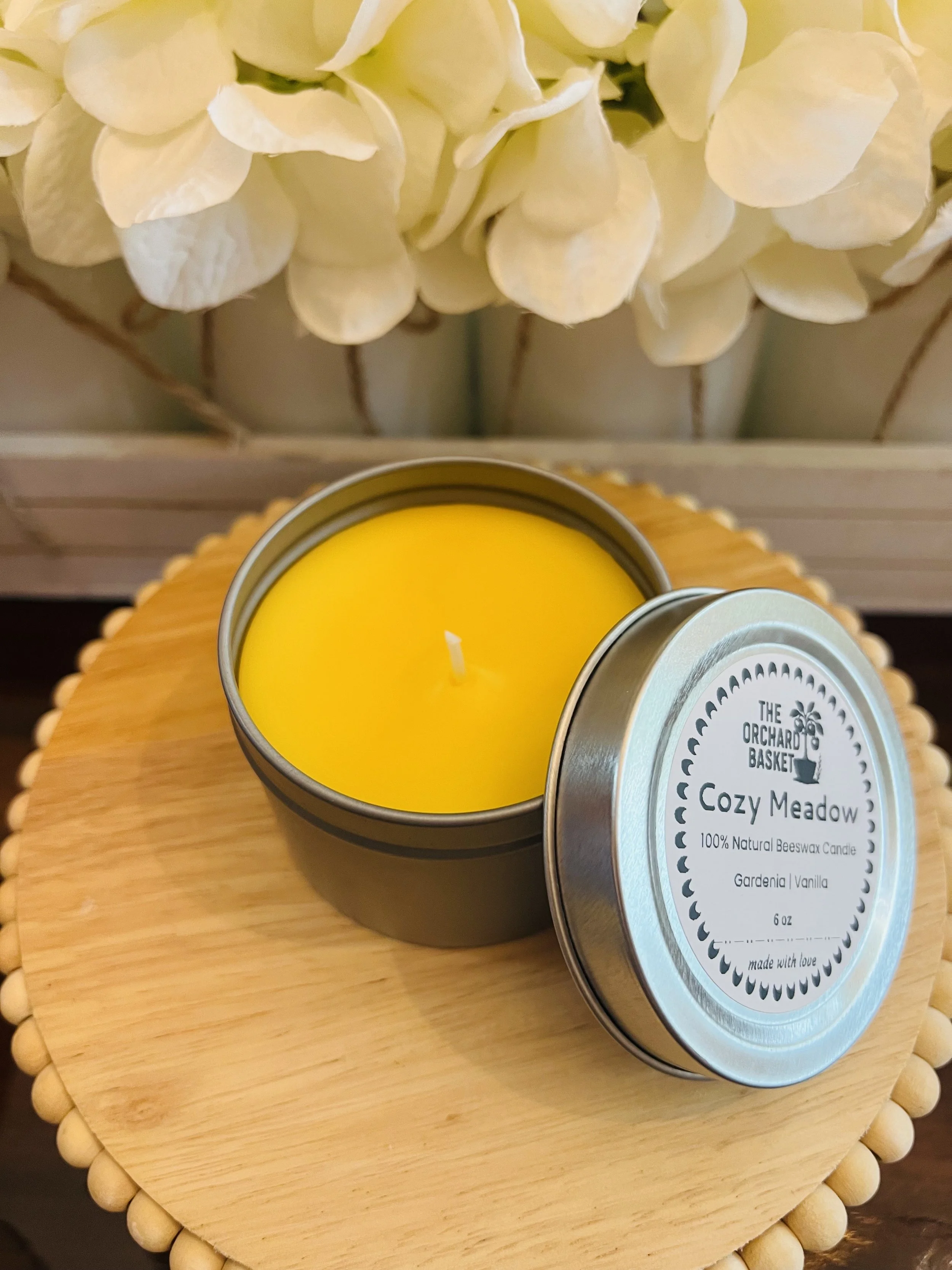 Beeswax Candle Tin
