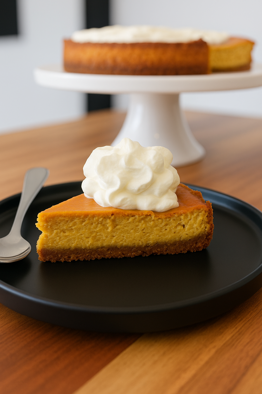 Baked Pumpkin Cheesecake