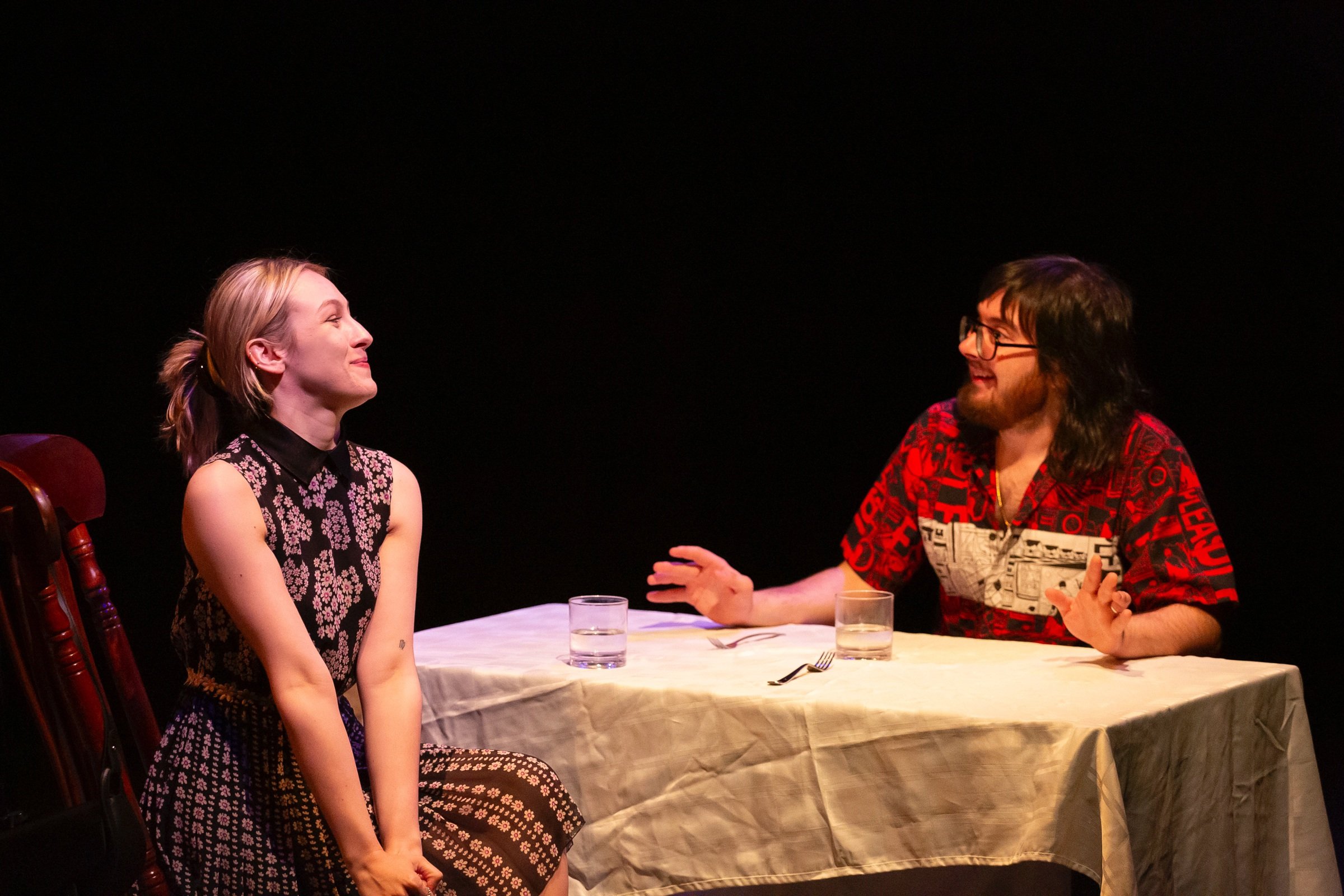 Samantha as Prudence in "Beyond Therapy"
at The Irma Sandrey Theatre, Dir. Attilio Rigotti